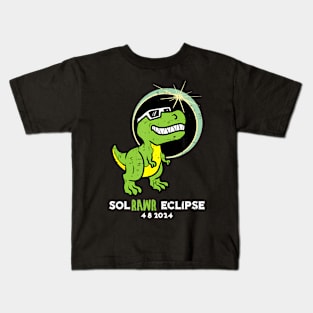 Dino Total Solar Eclipse 2024 April 8 Toddler s s Kids T-Shirt